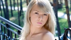 Woman faces blondes models Ramona Paloma B