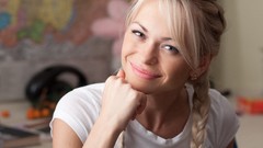 Woman faces blondes models Russians Anna Khilkevich