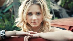 Woman faces blondes models Thea C