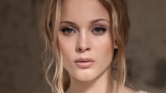Woman faces blondes singers Swedish zara zara larsson Larsson