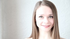 Woman faces blondes smiling blue eyes headshot