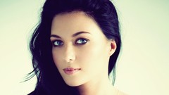 Woman faces blue eyes black hair Elena Romanova