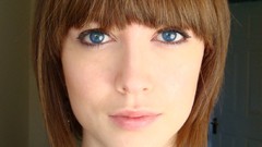 Woman faces blue eyes brunettes