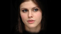 Woman faces blue eyes brunettes alexandra daddario