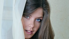 Woman faces blue eyes brunettes Anita C