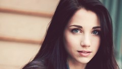 Woman faces blue eyes brunettes emily rudd
