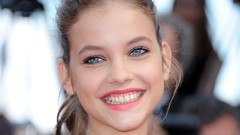 Woman faces blue eyes brunettes models barbara palvin