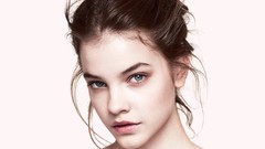 Woman faces blue eyes brunettes models barbara palvin