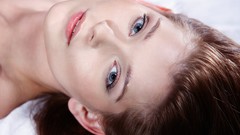 Woman faces blue eyes models redheads Indiana A