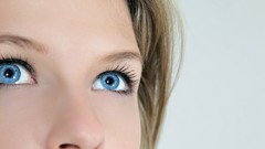 Woman faces blue eyes models teen Shaved Catherine A