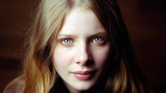 Woman faces blue eyes Rachel Hurd Wood