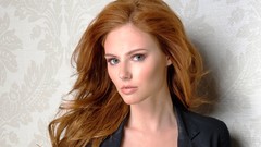 Woman faces blue eyes redheads