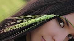 Woman faces brown eyes brunettes