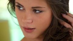 Woman faces brown eyes models pornstars looking away Little 