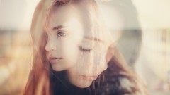 Woman faces brownies