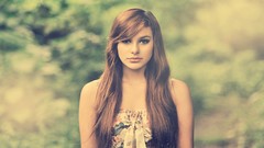 Woman faces brunettes