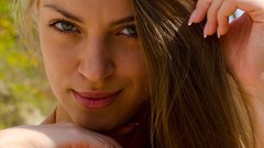 Woman faces brunettes