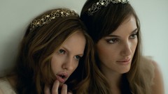 Woman faces brunettes