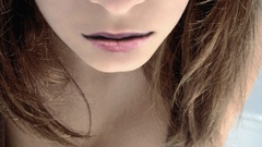 Woman faces brunettes