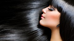 Woman faces brunettes