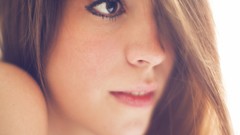 Woman faces brunettes