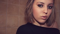 Woman faces brunettes