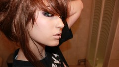 Woman faces brunettes