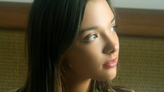 Woman faces brunettes