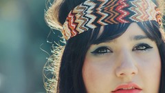 Woman faces brunettes