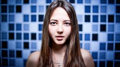 Woman faces brunettes Fedor Shmidt