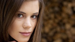 Woman faces brunettes Little Caprice