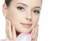 Woman faces brunettes models