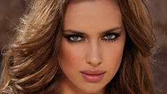 Woman faces brunettes models irina shayk
