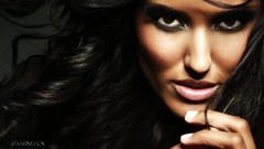 Woman faces brunettes models Jeanene Fox