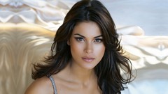 Woman faces brunettes models Jenna Pietersen