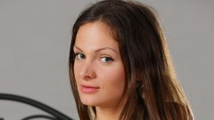 Woman faces brunettes models Johanna D