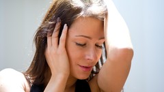 Woman faces brunettes models Kristina Uhrinova