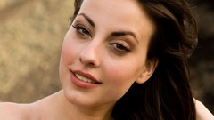 Woman faces brunettes models lorena garcia