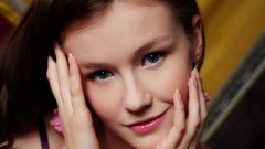 Woman faces brunettes models Met-Art magazine Emily Bloom