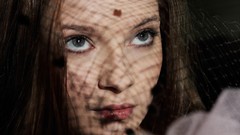 Woman faces brunettes models Met-Art magazine Indiana A