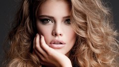 Woman faces brunettes models nina agdal
