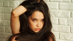 Woman faces brunettes models nude The Life Erotic magazine 