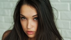 Woman faces brunettes models The Life Erotic magazine Thereza