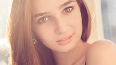 Woman faces brunettes models Yuli Rubinsky