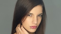 Woman faces brunettes piercings models pierced lips candice 