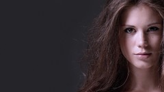 Woman faces brunettes pornstars Little Caprice