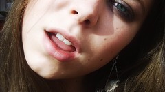 Woman faces brunettes portraits