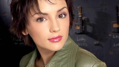 Woman faces brunettes short hair models rachael leigh cook 