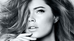 Woman faces doutzen kroes grayscale