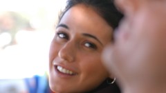 Woman faces Emmanuelle Chriqui